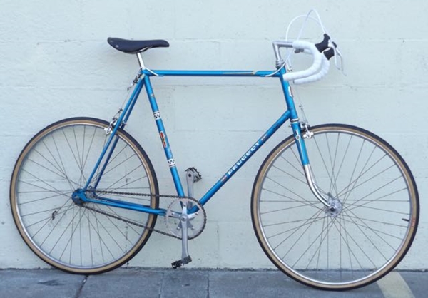 64cm PEUGEOT French Single Speed Vintage Road Town Bike ~6'2"-6'6"