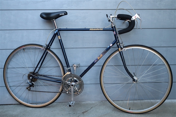 58cm FUJI Absolute Lugged 4130 Steel Vintage Utility Road Bike ~5'11"-6'2"