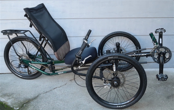Large SUN Bicycles EZ-Tad CX Recumbent Trike ~5'8"-6'2"