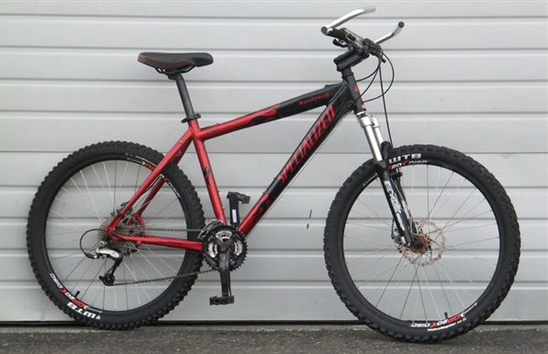 19" SPECIALIZED Hard Rock Comp Aluminum Marzocchi Disc Mountain Bike 5'11"-6'2"