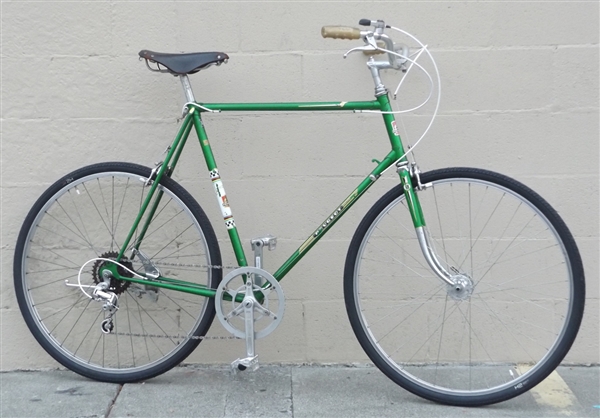 62cm PEUGEOT French Townie Brooks 1x Vintage Road Bike ~6'1"-6'4"