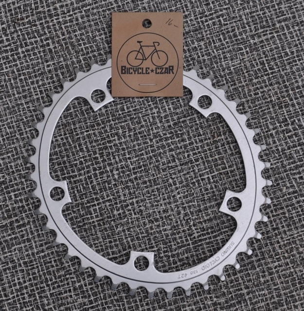 42t x 130 bcd Sugino Cycloid aluminum chainring 42t x 130 bcd Sugino Cycloid aluminum chainring