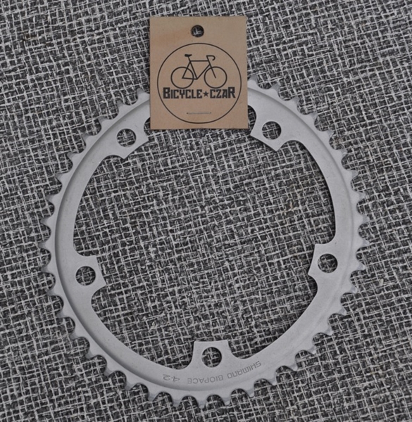 42t x 130 bcd Shimano Biopace aluminum chainring