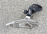 9 speed Shimano Deore LX FD-M571 triple front derailleur 34.9 top pull