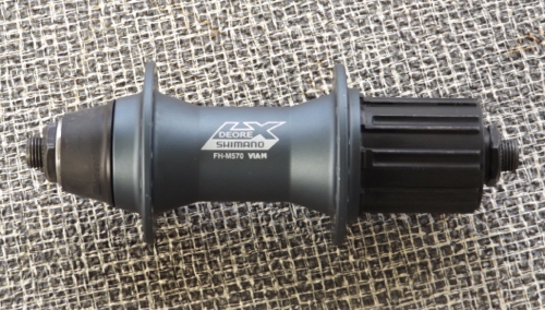 32 hole Shimano Deore LX FH-M570 9speed hyperglide rear hub 135mm spacing