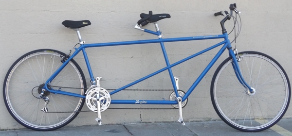 58/52cm BURLEY Duet Tandem USA Made Cromoly Road Bike ~5'9"-6'1"/~5'4"-5'8"