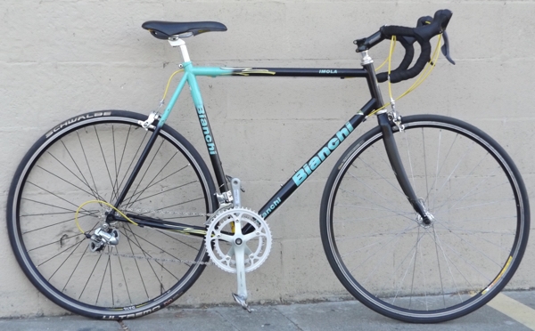 59cm BIANCHI Imola Steel Carbon Road Bike ~5'10"-6'1"