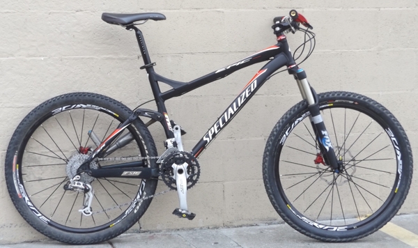 Large SPECIALIZED Epic Marathon Disc XT Full Suspension Brain Mountain Bike ~5'11"-6'2"