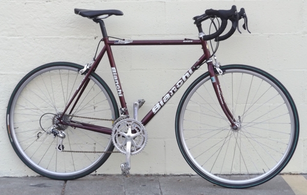 55cm BIANCHI Eros Steel Campagnolo Italy Road Bike ~5'8"-5'11"
