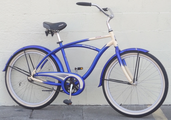 Large RALEIGH Retroglide Single Speed Aluminum Beach Cruiser ~5'7"-5'11"