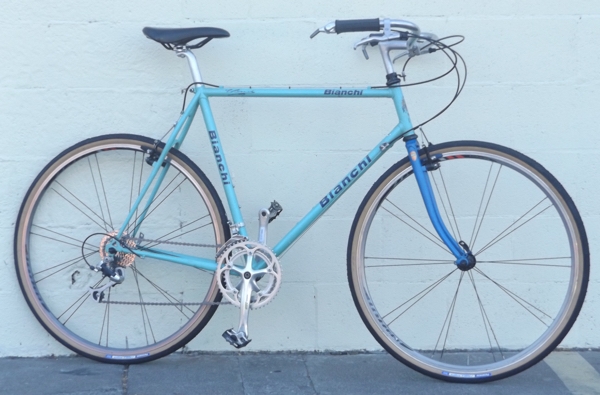 58cm BIANCHI Italian Lugged Vintage Commuter Town Bike ~5'11"-6'2"
