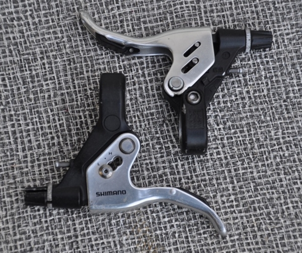 Shimano Deore LX BL-M601 linear pull mechanical disc v-brake levers