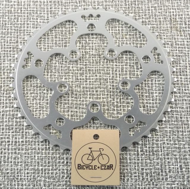 46t x 130/74 bcd triple converter aluminum chainring new nos