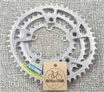 48/38/28t x 110/74 bcd Shimano Deore XT Biopace 6 speed aluminum chainring set