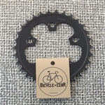 30t x 74 bcd Shimano SG-X 9 speed aluminum chainring black