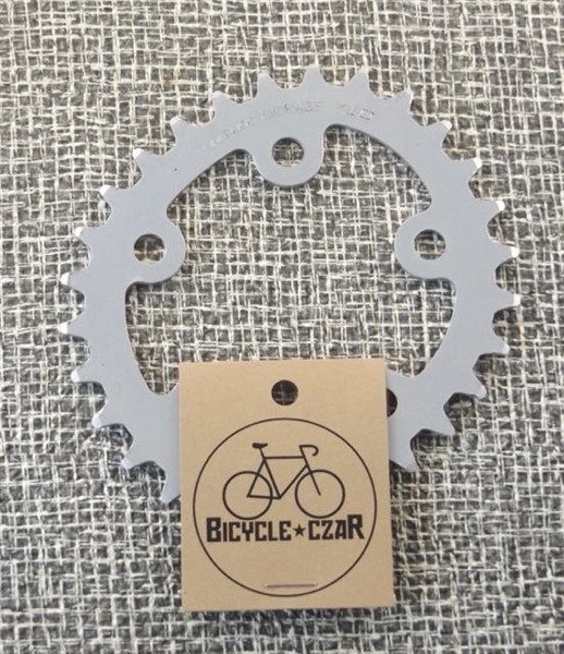 28t x 74 bcd Shimano Biopace aluminum chainring