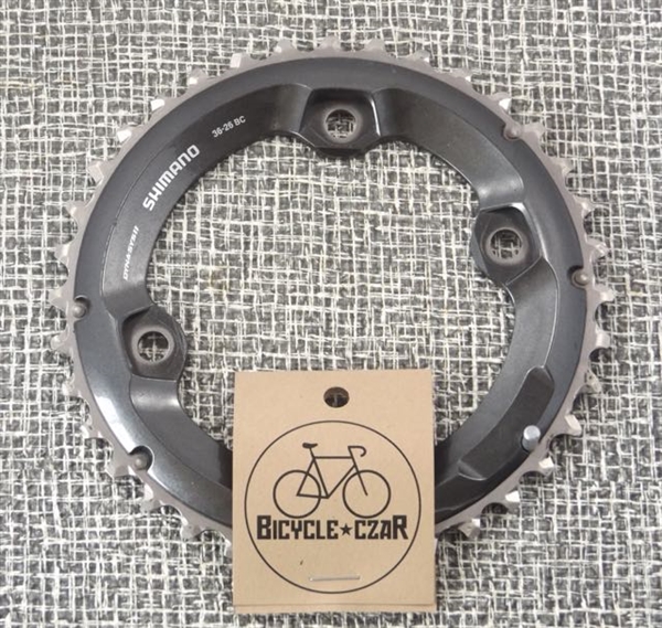 36t x 96 asymmetrical bcd Shimano Dyna-Sys 11 speed aluminum chainring