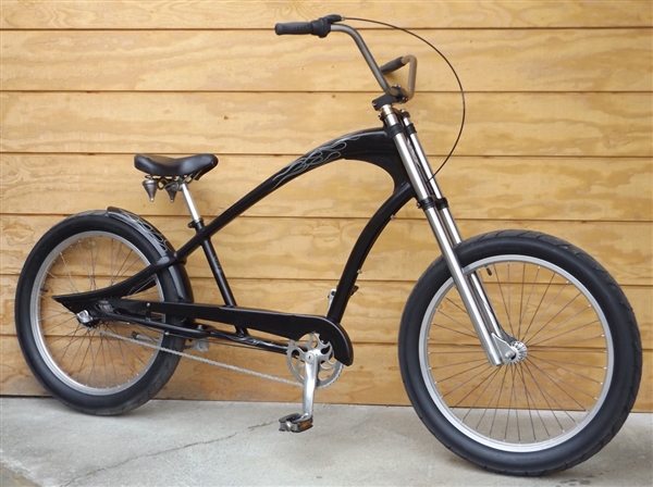 Large ELECTRA Ghostrider 3i Cruiser Chopper Town Bike ~5'10"-6'4"