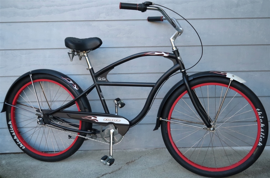 Med Large ELECTRA Rat Rod 3 Speed Nexus Beach Cruiser Bike 5 4