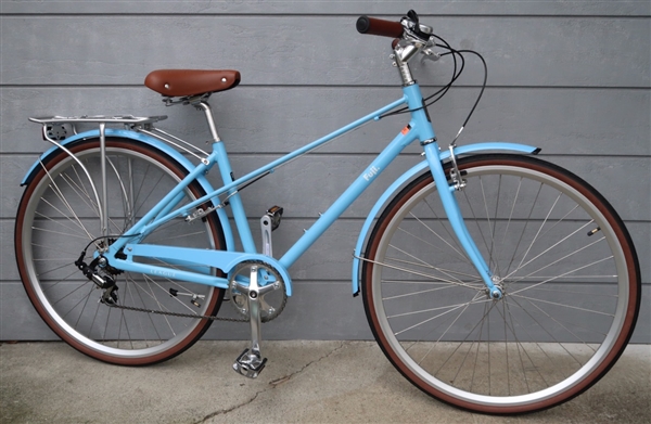 17" FUJI League Aluminum City Bike w/ Fenders and Rack ~5'4"-5'7"