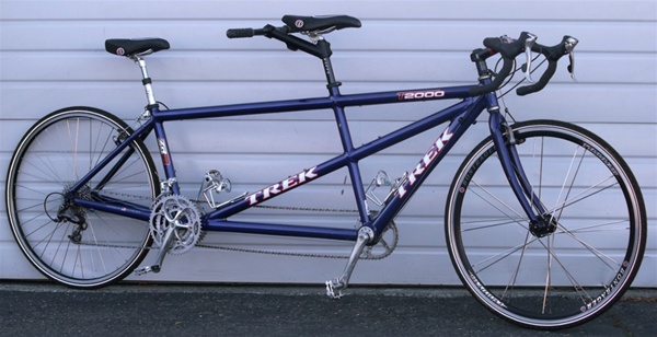 54/44cm 2004 Trek T2000 XTR Tandem Aluminum Road Bike