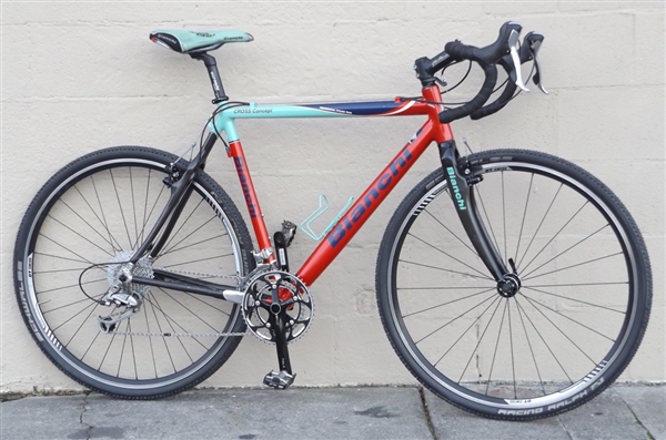 57cm BIANCHI Cross Concept Carbon Scandium Cyclocross Bike ~5'11"-6'2"