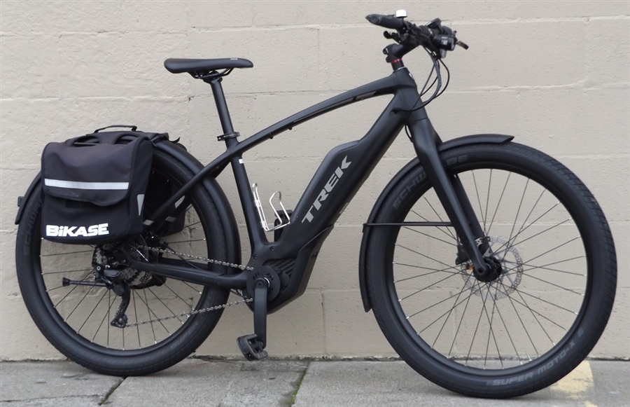 Medium TREK Supercommuter 7 Pedal Assist Commuter Hybrid Utility E Bike 5 5