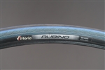 700 x 25c Vittoria Rubino black and blue tire