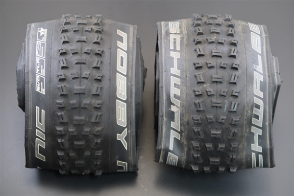 29 x 2.35" Schwalbe Nobby Nic folding tubeless ready mountain tires pair