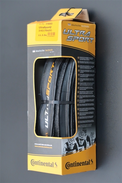 700 x 23c Continental Ultra Sport 2 folding road tire NEW