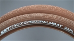 26 x 2.35" CST Metropolitan Palm Bay APL brown reflective cruiser tires pair NEW