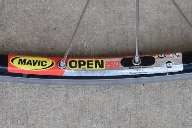 700c Mavic Open Pro Shimano Ultegra road front wheel
