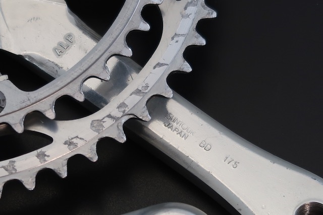 175mm x 144 bcd Suntour Cyclone Sugino ALP crankset 52/42